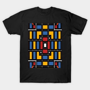 Colorful Blocks Artwork T-Shirt